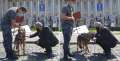 Ozzy, câinele poliţist care a salvat viaţa femeii dispărute în Cociuba Mare, a fost felicitat de ministrul Internelor (VIDEO)