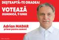 Adrian Madar, mesaj pentru orădeni: Deșteaptă-te, Oradea!