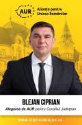 Ciprian Blejan, candidat AUR la preşedinţia CJ Bihor: Producem acasă, consumăm de acasă. E timpul să investim în noi înșine!
