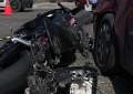 Accident cu un moped furat şi două maşini în Oradea. Hoţul avea alcoolemie de 'comă'