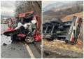 Accident mortal pe DN1 Cluj – Oradea: Impact teribil între un TIR și o autoutilitară (FOTO/VIDEO)