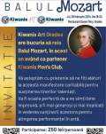 Balul Mozart, JOI, la Queen Mary. Clubul Kiwanis Art Oradea îi invită pe doritori să-i susțină activitățile caritabile la un eveniment inedit