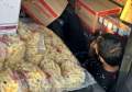 Un adolescent de 16 ani din Bihor a încercat să iasă ilegal din țară ascuns printre saci de pufuleți