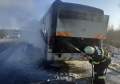 Un autobuz plin cu elevi a luat foc în mers în Bihor, pe DN 76!