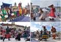 Festivalul Medieval Oradea s-a deschis cu o paradă a coifurilor, o prezentare de modă și o luptă cu spadasini în Piața Unirii (FOTO/VIDEO)