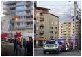 Incendiu la blocurile Prima din Nufărul: 25 de persoane au fost evacuate (FOTO/VIDEO)