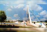 Un pod pietonal va fi construit peste Crișul Repede, în Oradea, în zona hotelului DoubleTree by Hilton