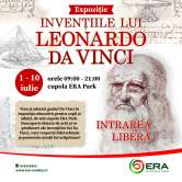 Invenţiile şi picturile lui Leonardo da Vinci pot fi admirate, de vineri, la ERA Park Oradea