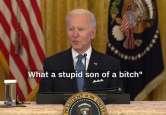 Joe Biden l-a jignit pe un jurnalist de la Fox News, numindu-l 'fiu de căţea prost' (VIDEO)