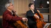 Concert cu violonceliștii Marin și Ștefan Cazacu, tată și fiu, pe scena Filarmonicii Oradea