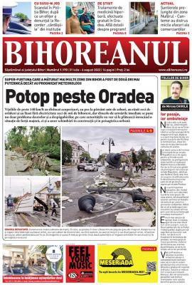 Nu ratați noul BIHOREANUL tipărit: Furtuna care a măturat Oradea a fost de două ori mai puternică decât au prognozat meteorologii