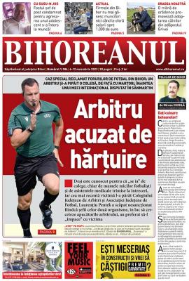 Nu ratați BIHOREANUL tipărit: Un arbitru din Bihor cu apucături libidinoase a fost reclamat de o colegă