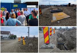 Praf în ochi: Cum îi aburesc edilii pe orădenii din Episcopia Bihor, rămași cu străzile răscolite de șantiere (FOTO)