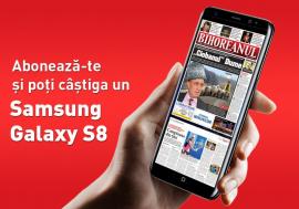 Te abonezi şi câştigi! Arhiva completă a BIHOREANULUI, disponibilă online. Abonează-te pe un an şi câştigă un smartphone Samsung Galaxy S8