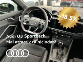 La D&C Oradea Audi Q3 Sportback este acum PE STOC, cu un super discount de 18.5%