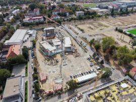 Centrul Cultural Multifuncțional din Oradea: execuția s-a dublat față de stadiul din august. Se pregătește acoperirea clădirii (FOTO)