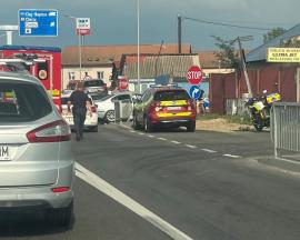 Accident pe centura Oradea: O femeie a fost rănită și a ajuns la spital