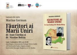 Lansare de carte în Oradea: „Făuritori ai Marii Uniri. Dr. Ioan Ciordaș și dr. Nicolae Bolcaș”