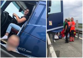 Dublă dramă pentru o familie din Bihor: șoferița de TIR decedată pe A1 își pierduse soțul, tot camionagiu, cu un an înainte