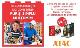 Descoperă „Căsuțe pentru căsuțe” în magazinul ATAC Oradea, proiectul care transformă solidaritatea în acasă pentru 10 familii vulnerabile (FOTO/VIDEO)