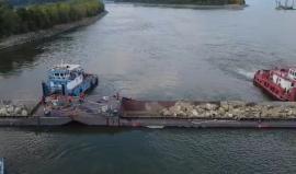 Barjele scufundate în Dunăre dau rezultate: Unitatea 2 de la Cernavodă are asigurate condițiile de funcționare pentru cel puțin încă nouă zile (VIDEO)