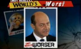 Băsescu, luat la mişto de americani: l-au catalogat drept cel mai nesuferit om din lume