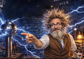 „Profu’ Zăpăcit” le explică electricitatea copiilor, prin experimente amuzante, în amfiteatrul Muzeului Țării Crișurilor din Oradea. Intrare liberă