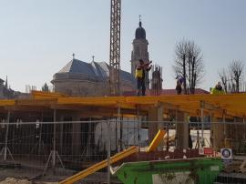 ADP Oradea: Continuă lucrările la parcarea de pe strada Braşovului