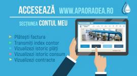 Compania de Apă Oradea le mulţumeşte clienţilor pentru utilizarea plăţii online! (VIDEO)