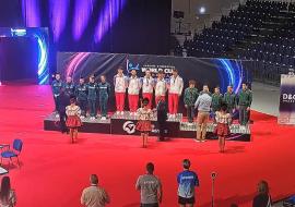 România, trei medalii de aur în finalele Cupei Mondiale de gimnastică aerobică de la Oradea (VIDEO)