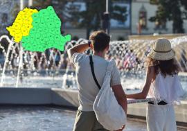 Septembrie, cu cod galben de căldură în Bihor: temperaturi deosebit de ridicate și izolat caniculă