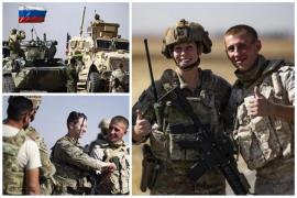 Gesturi neobişnuite între soldaţii americani şi ruşi. S-au salutat şi îmbrăţişat pe frontul din Siria