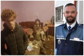 'Moşul' poliţist: Un agent din Oradea a ajutat patru copii nevoiaşi şi vrea să continue faptele bune