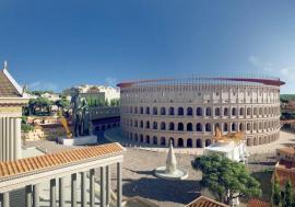 Cum arăta Colosseumul roman în perioada de glorie. Roma antică reconstituită în varianta 3D