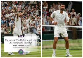 La 39 de ani, Novak Djokovic a câștigat cel mai lung sfert de finală din istoria Wimbledon: „Acestea sunt momentele pentru care încă joc tenis”