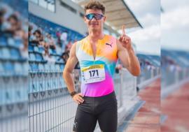 Atletul orădean Mihai Dringo, vicecampion balcanic la 400 de metri. A reușit cel mai bun timp al sezonului