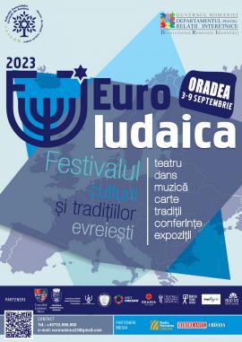 Festivalul internațional Euroiudaica are loc la Oradea, în perioada 3-9 septembrie 2023