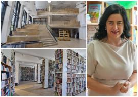 „Vreau să normalizăm cartea”: Biblioteca județeană se redeschide cu un „look” modern și servicii noi (FOTO)