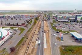 Se lucrează la pasaj. Drumul de legătură dintre Calea Aradului şi strada Ogorului, prin spatele ERA Park, se închide pentru o lună (FOTO)