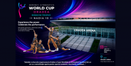 Oradea găzduiește una dintre cele mai importante competiții de gimnastică aerobică din lume. Cupa Mondială FIG aduce peste 100 de sportivi din 11 țări