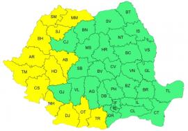 Cod galben de caniculă în Bihor. Luni, temperaturile urcă până la 37 de grade