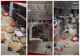 Goana după reduceri: magazinul Hervis din Lotus Center, răvășit de clienți (VIDEO)
