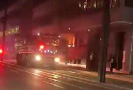 Incendiu la o clădire din centrul Oradiei (VIDEO)