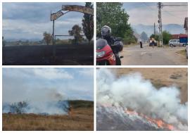 Pârjol la Mizieș: Incendiul a fost stins după ce a afectat până la 50 de hectare (FOTO/VIDEO)