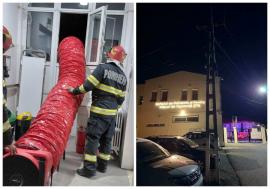 Incendiul de la Spitalul de Psihiatrie din Ștei a fost provocat intenționat de o femeie fără discernământ. Cinci infirmieri, intoxicați cu fum