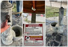 De ce nu mai curge izvorul „miraculos” din Fegernicu Nou după ce Primăria Sâniob l-a „electrificat”? Edilul vrea să-i pună și... cartele de acces (FOTO)