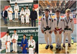 Trei medalii pentru judoka de la ACS Olimpikus Oradea, la un turneu internațional din Ungaria