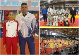 Judoka de la LPS – Champions Oradea, 16 medalii la un turneu internațional în Ungaria. Sofia Taghatine, locul V la Balcaniadă