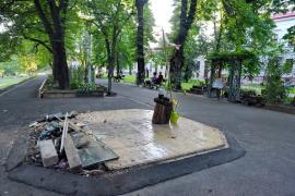 Chioşcul a dispărut, florile rămân: O parte din Parcul Libertăţii va fi întreţinută de Fundaţia Comunitară Oradea (FOTO)