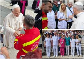 Cadre medicale din Oradea, la Papa Leon al XIV-lea: „I-am dus în suflet pe cei pe care-i îngrijim”